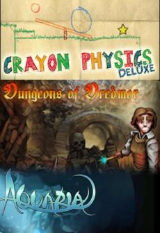 Crayon Physics Deluxe + Aquaria + Dungeons of Dredmor