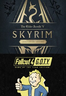 free steam game Skyrim Anniversary Edition + Fallout 4 G.O.T.Y Bundle